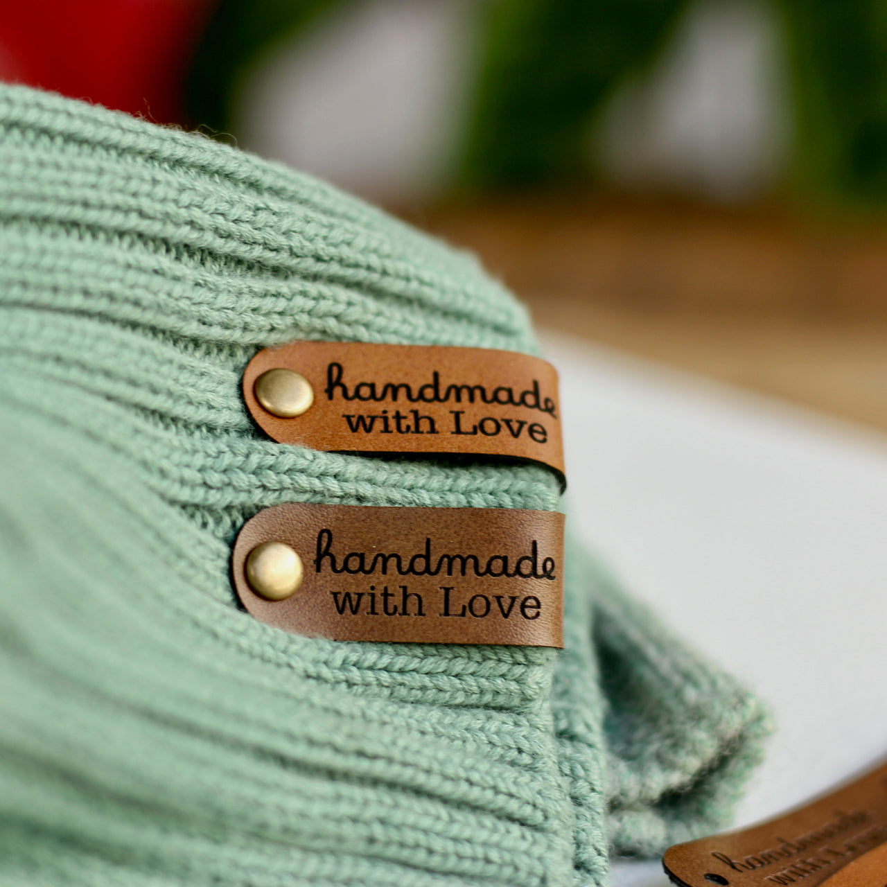 Handmade with Love Labels for Crochet items