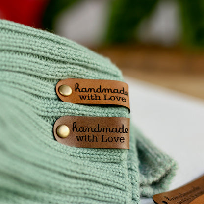 Handmade with Love Labels for Crochet items