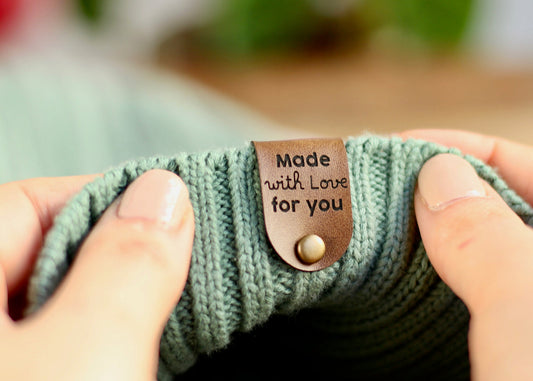 Made with love for you - tags for crochet and knits