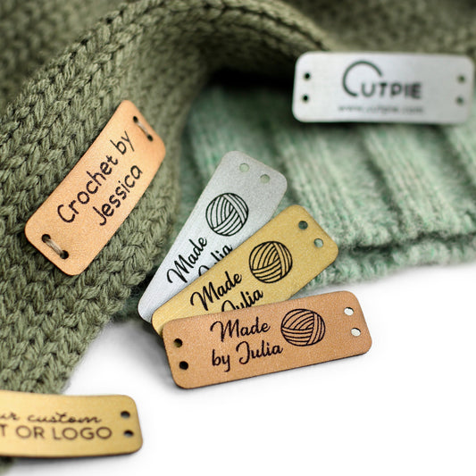Small Custom Tags in Metallic Colors